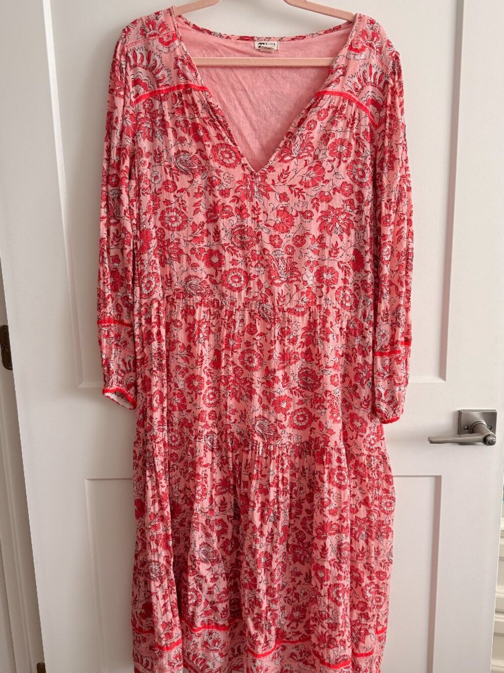 Billabong Storm Rider Midi Dress | Long Sleeve Beach Vacation Boho